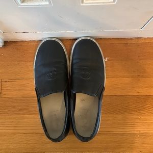 Alexander McQueen skull shoes all black